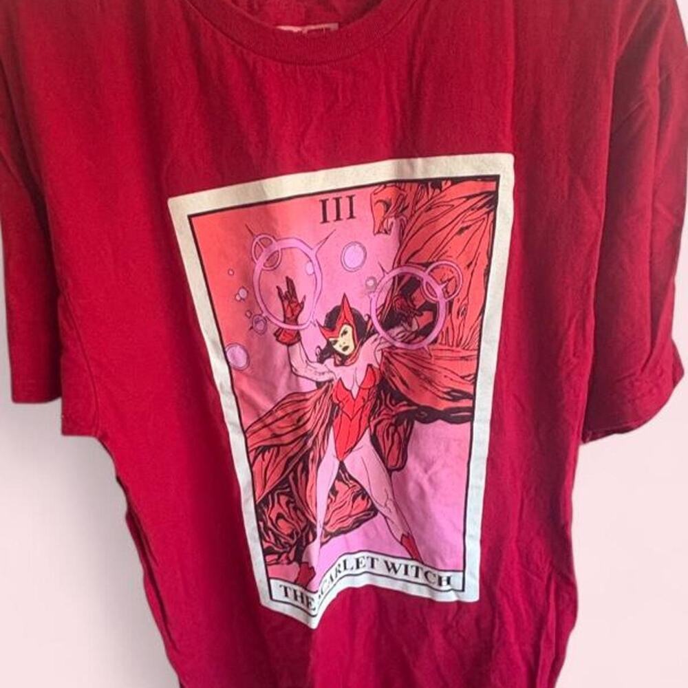 Marvel scarlet witch tarot card